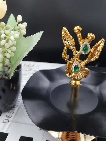 Boucles d'oreilles modèle vert