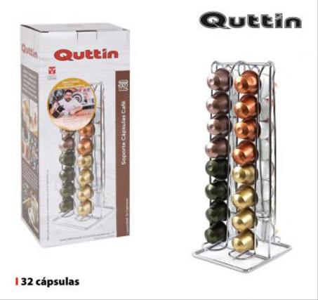 Support Capsule à Café inox, 32cap