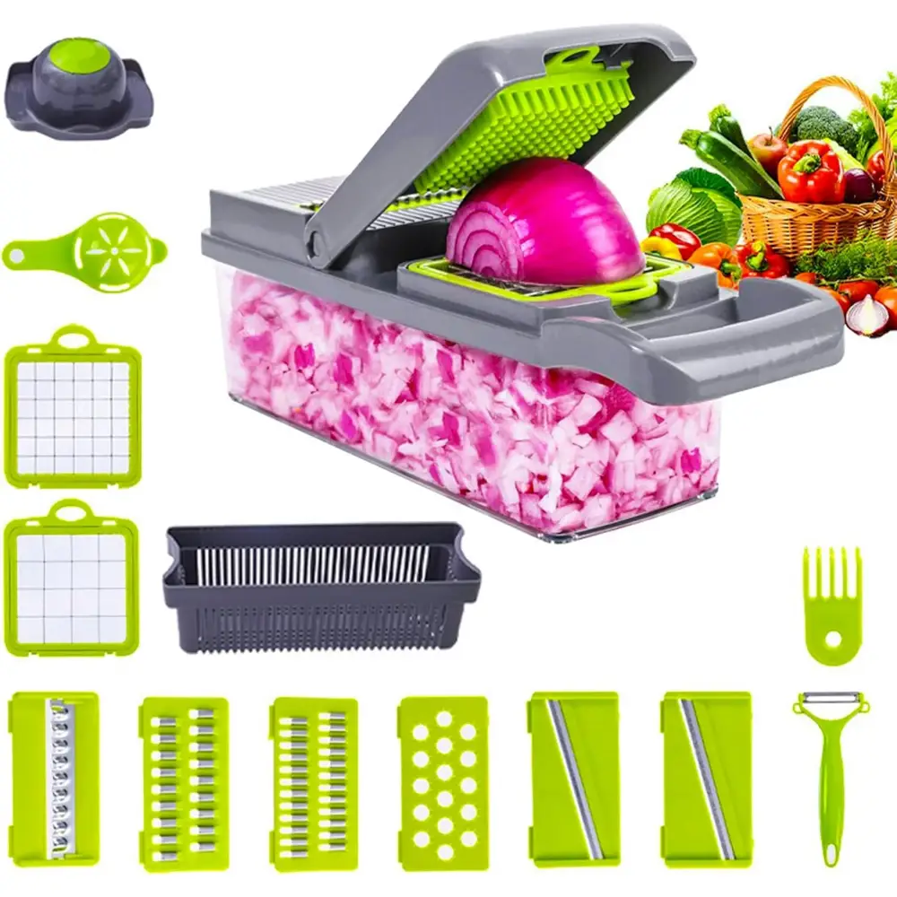 قطاعة وبشارة الخضروات الاحترافية – جهزي سلاطاتك وأكلك في دقائق وبأشكال مبدعة!