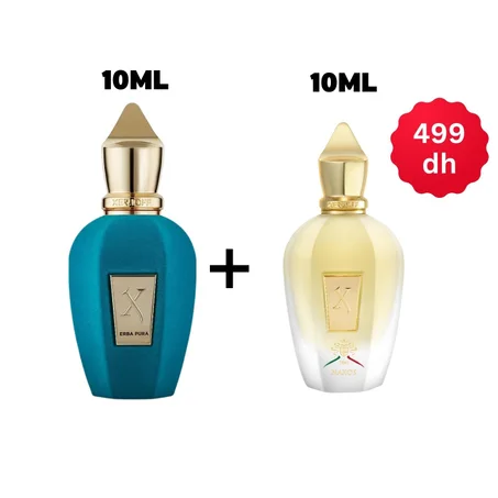 Pack 10 ml XERJOFF NAXOS + 10 ml ERBA PURA