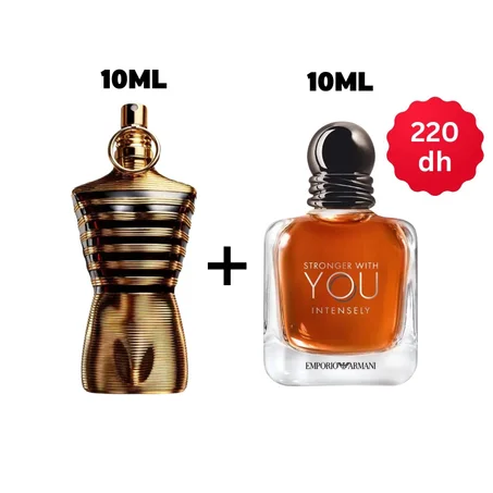 Pack 10 ml LE MALE ELIXIR + 10 ml INTENSELY