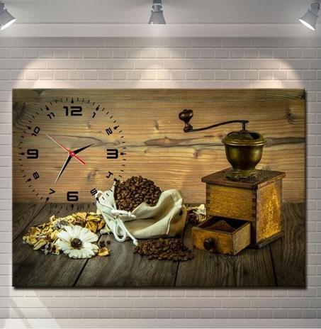 💕طابلو ساعة المطبخ بنكهة القهوة الاصلية 💕005💞