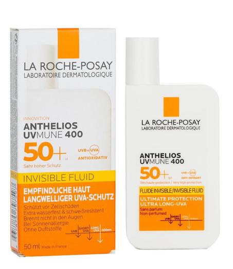 La roche posay anthelios shaka fluide spf 50 sans parfum 50 ml