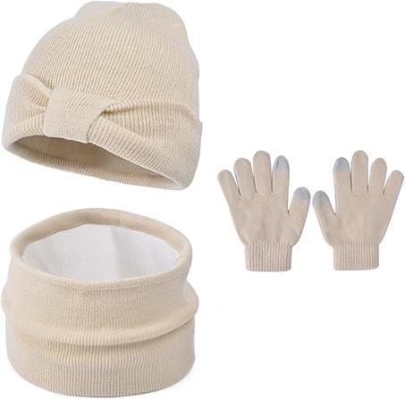 Conjunto de guantes de invierno para niños y niñas de 3 a 8 años