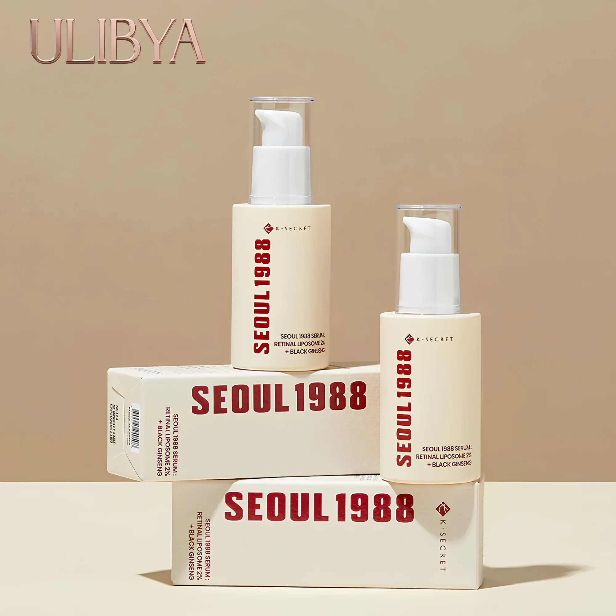 سيروم مضاد للشيخوخة SEOUL 1988 بالريتينول: ريتينال ليبوزوم 2% + الجينسنغ الأسود / Sérum Anti-âge au Rétinol Serum