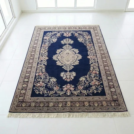 Tapis Ghom en Soie Naturelle (170 × 100 cm)