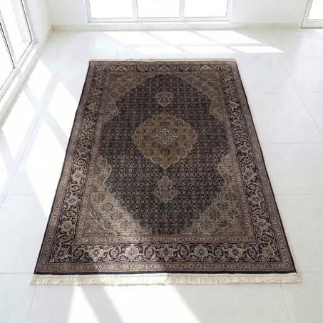 Tapis Täbriz d'Iran – Motif "Mahi" (Herati) (120 × 80 cm)