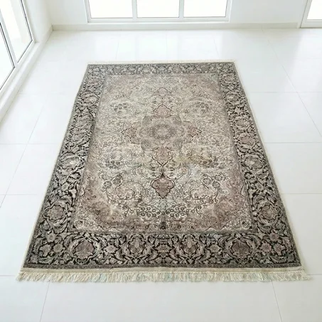 Tapis Kashmir en Soie (300 × 200 cm)