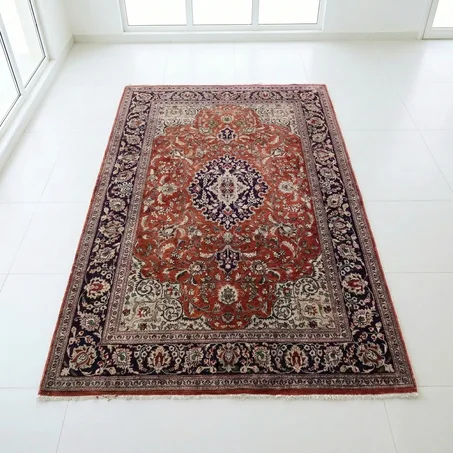 Tapis Ghom en Soie Naturelle (1,50 × 1,00 m)