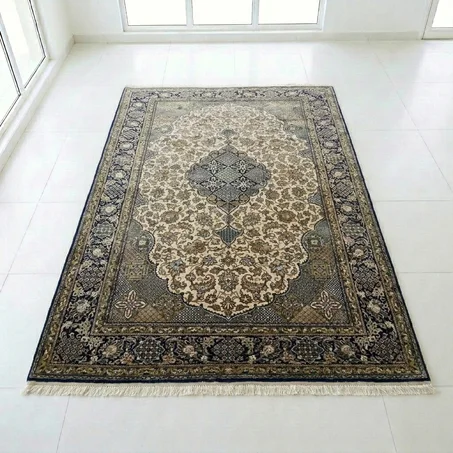 Tapis Ghom en Soie sur Soie (200 × 150 cm)