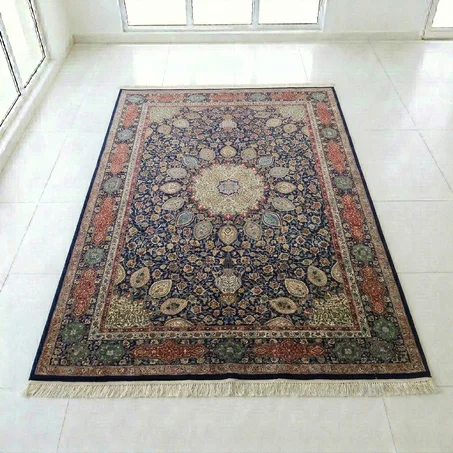 Tapis Tabriz en Laine et Soie (400 × 300 cm)