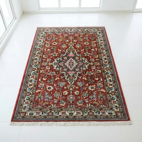 Tapis Ghom en Laine de Kurk (110 × 90 cm)