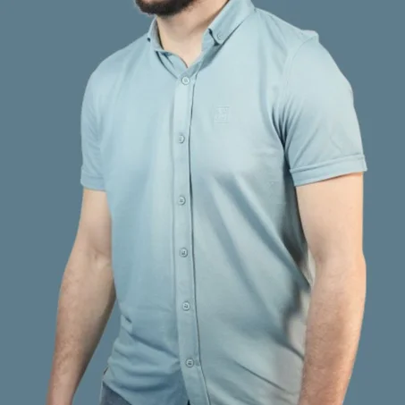 قميجة نص كوم بألوان مختلفة