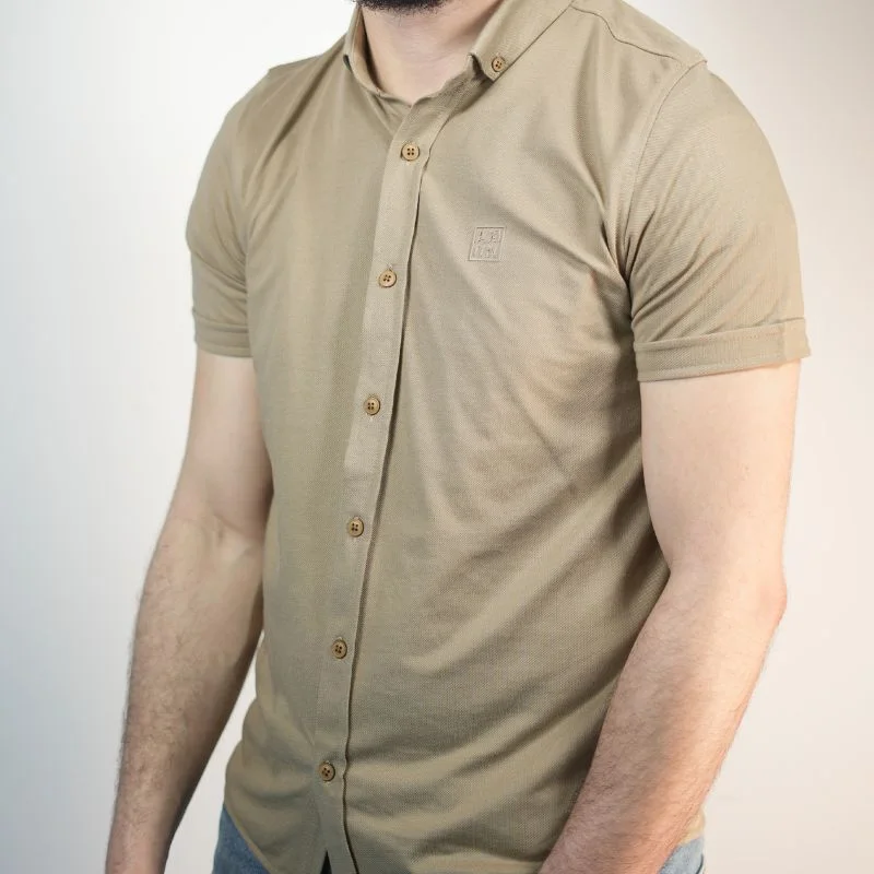 قميجة نص كوم بألوان مختلفة