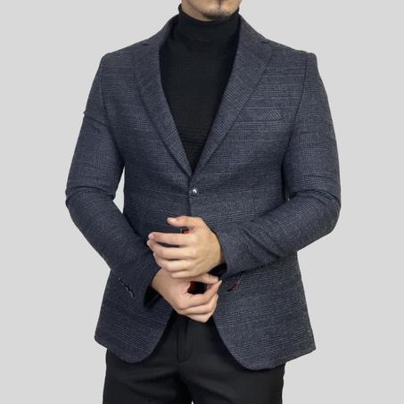 Veste à carreaux coupe slim