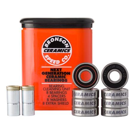 Ceramic BOX/8 Bronson Speed Co. Skateboard Bearings