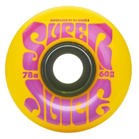 60mm Super Juice Yellow 78a OJ Skateboard Wheels