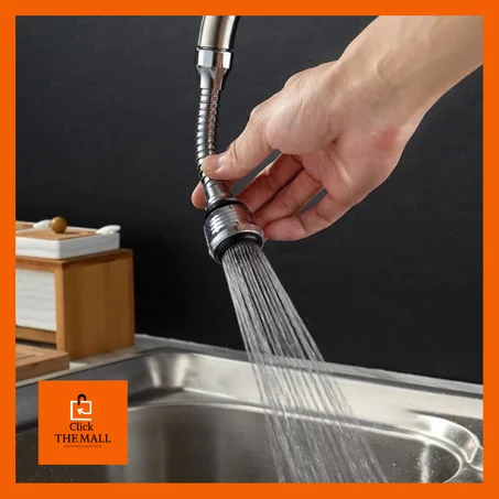 Tête de robinet pivotante à 360 degrés