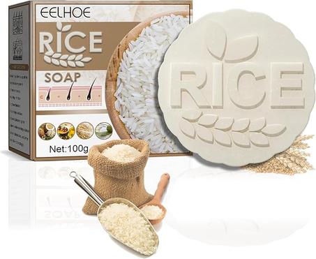 شامبو وبلسم ماء الأرز المخمر 2 في 1 لعلاج تساقط الشعر ومرطب للشعر الجاف ومقوي