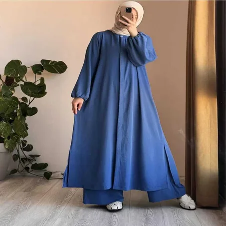 طقم صيفي واسع وأنيق - راحة وأناقة فلوك واحد