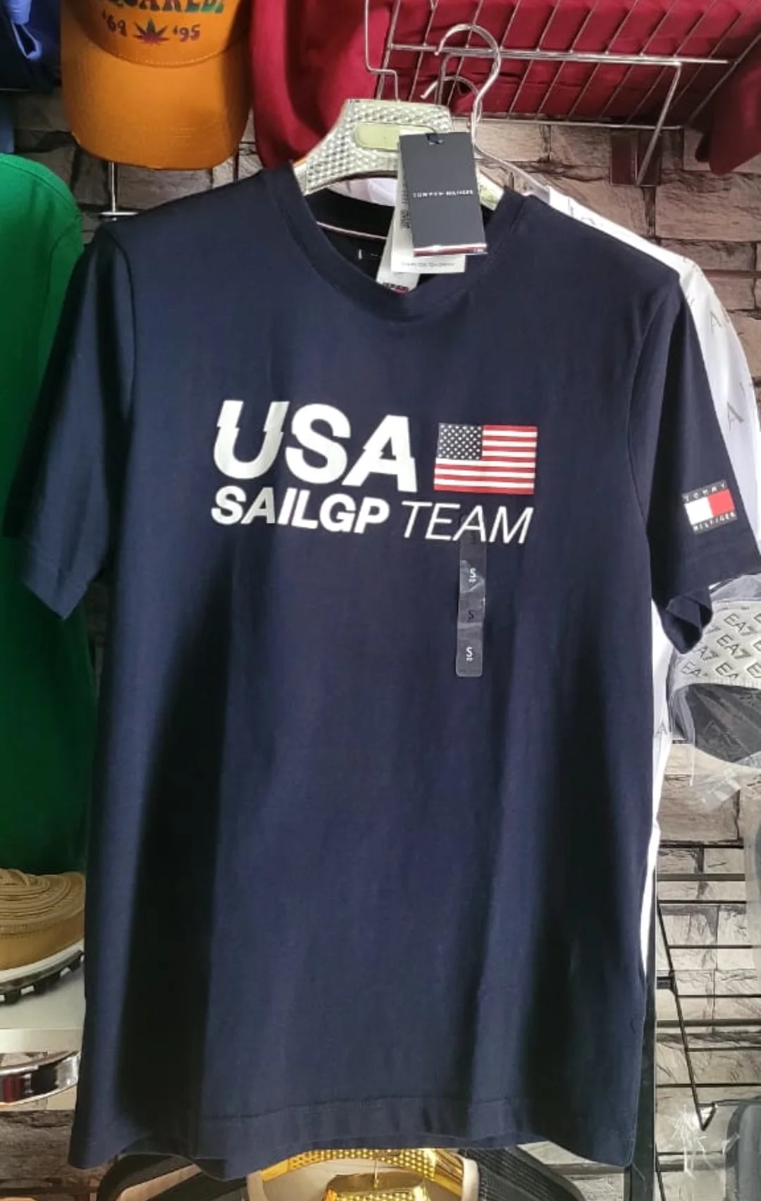 T-shirt USA SAILGP TEAM TOMMY HILFIGER Blanc