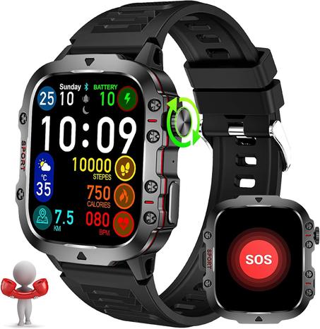 Military Smart Watch QX11 🔥 TSh 160,000 🔥