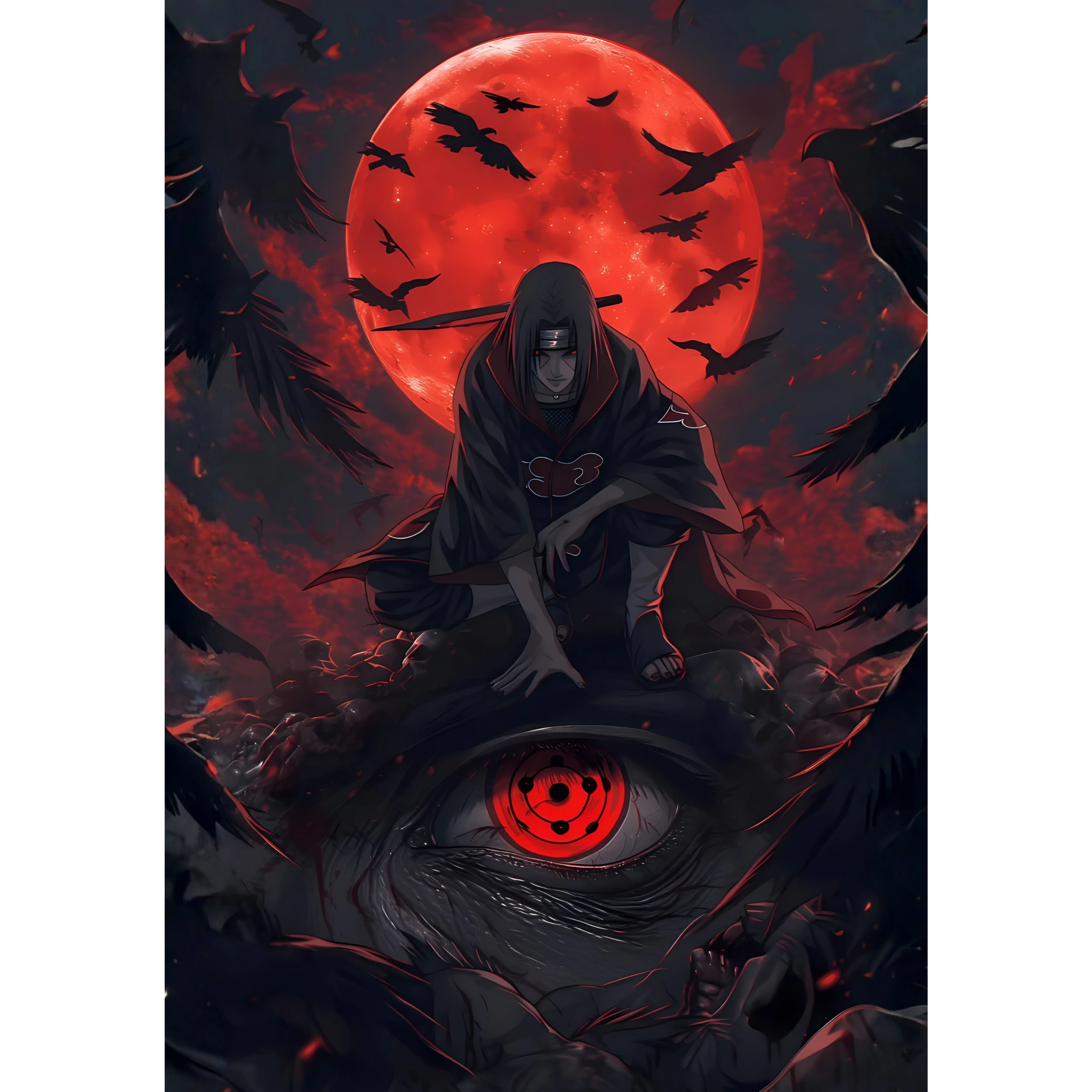 Blood Moon Itachi Poster