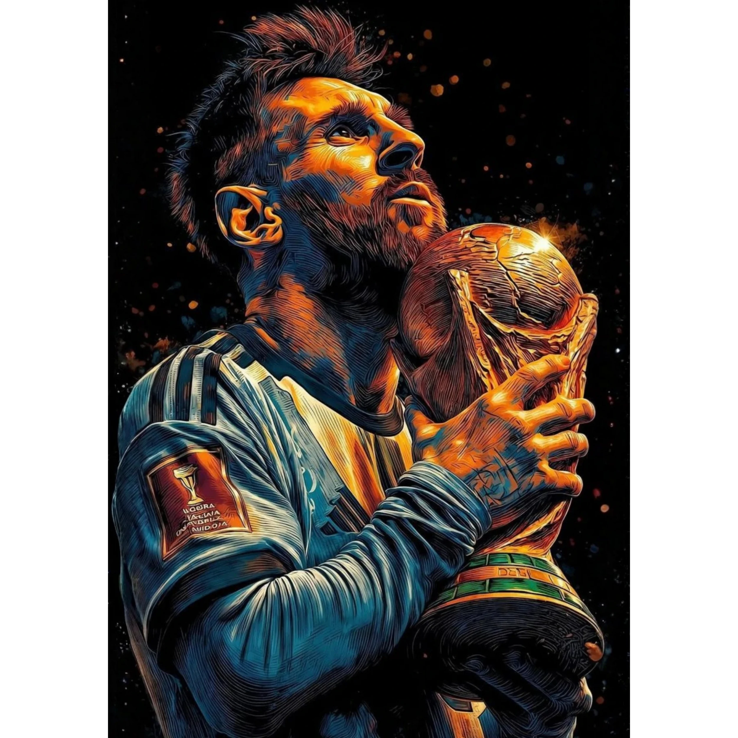 Leo Messi FIFA WC Poster