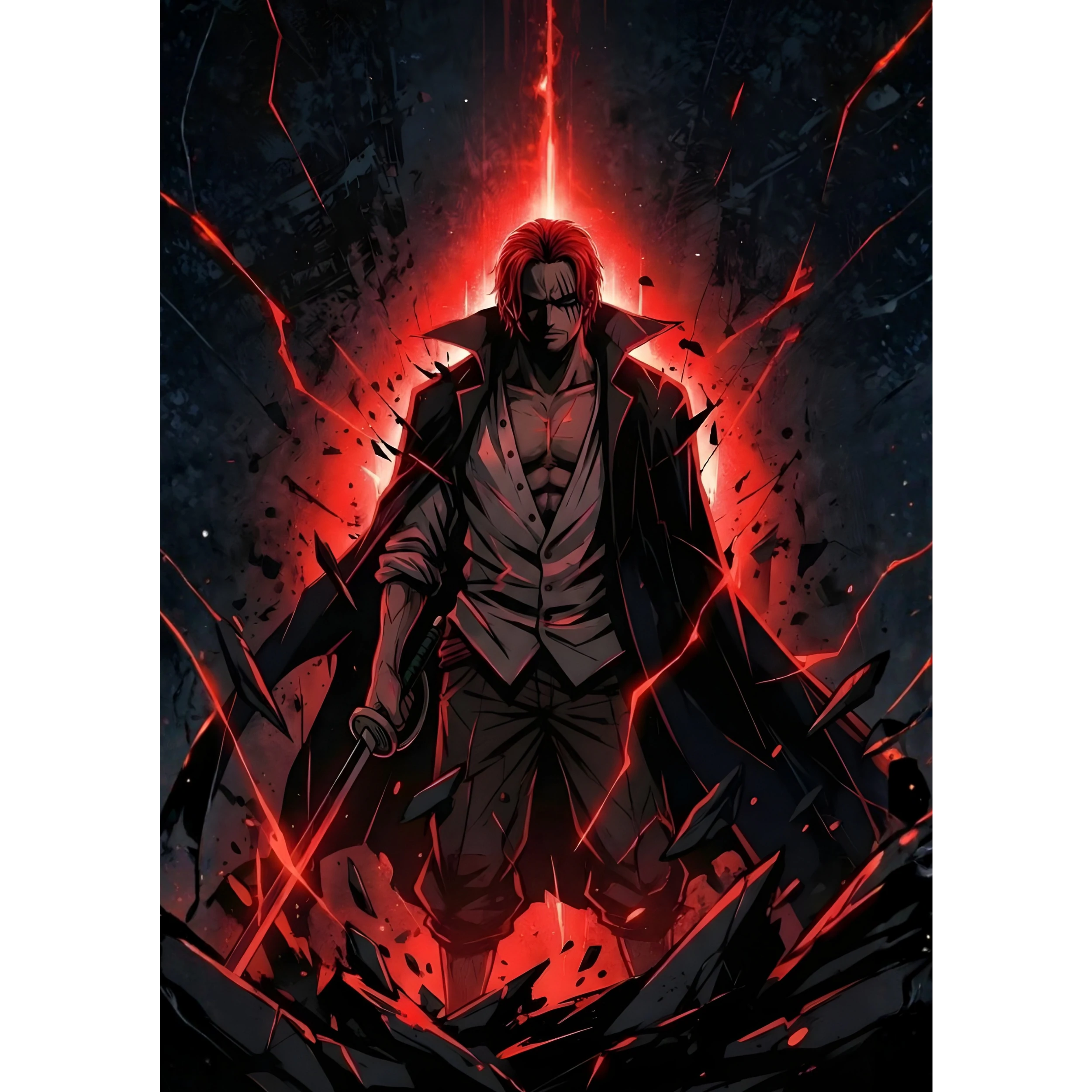 Crimson Shanks Poster