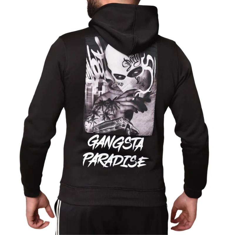 Capuche Homme En Coton Molletonné Gratté