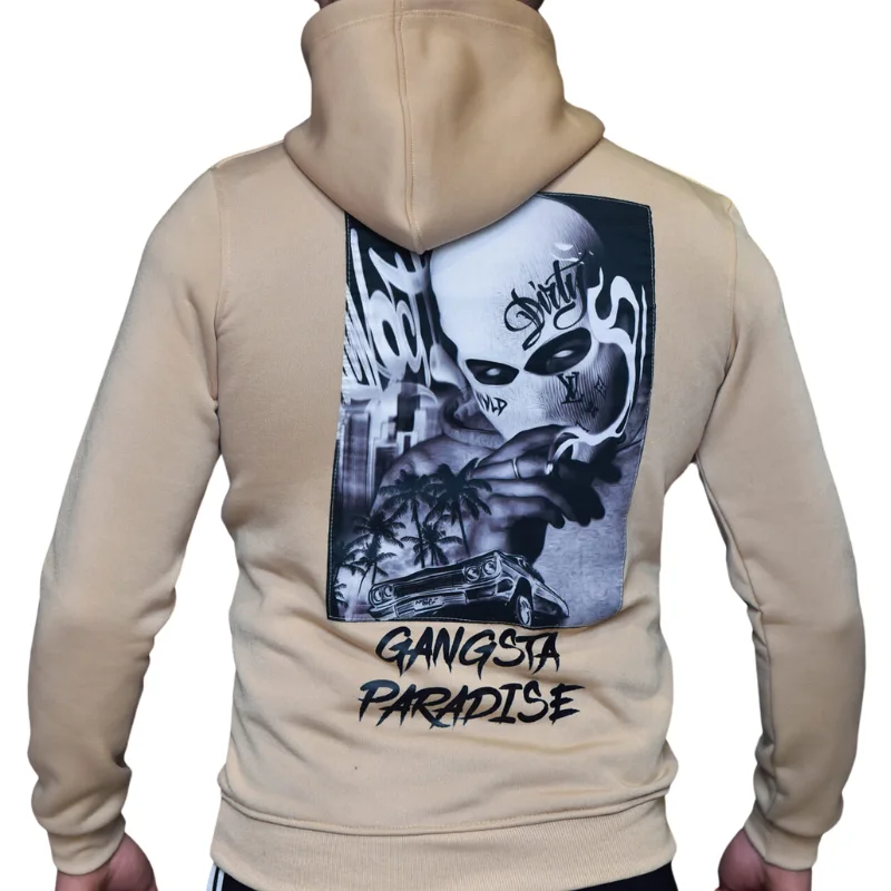 Capuche Homme En Coton Molletonné Gratté