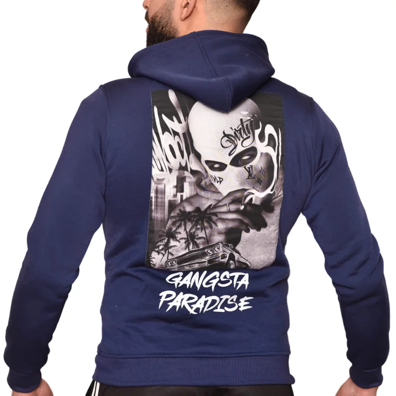 Capuche Homme En Coton Molletonné Gratté