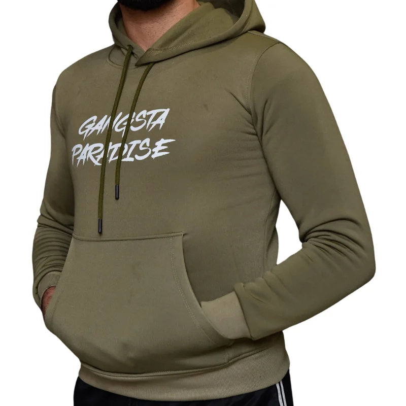 Capuche Homme En Coton Molletonné Gratté