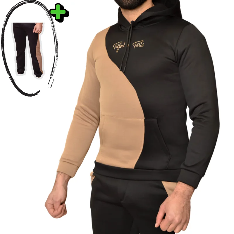 Survêtement Homme En Coton Molletonné Gratté Haute qualité