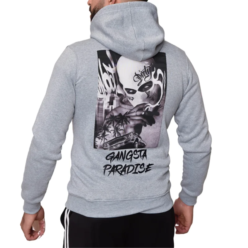 Capuche Homme En Coton Molletonné Gratté