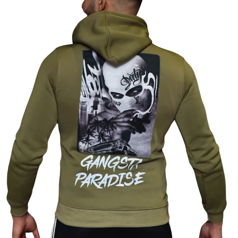 Capuche Homme En Coton Molletonné Gratté