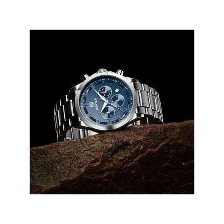 Partagez ce produit    Benyar Montre Bracelet Noir Quartz Pour Hommes Etanche Chronographe -ORIGINALE-