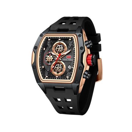 Mini Focus Version 2025 Montre Pour Hommes Bracelet De Sport En Silicone Dark Knight - Originale