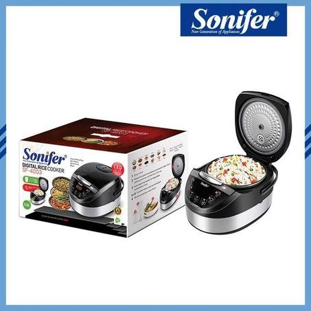 Sonifer Cuiseur à riz 5l Multifonction avec programmes ,Digital Rice Cooker 900w Diamond Pattern Design