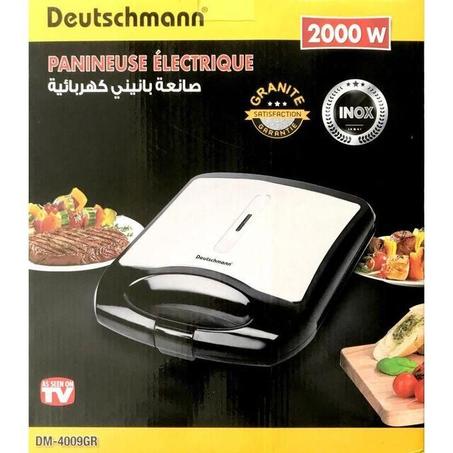 Deutschmann Presse Panini Grill en granite professionnel Sandwich Antiadhésive 2000W
