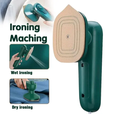 Travel Steam Iron 💨 مكواة بخار محمولة – إزالة التجاعيد بسرعة وسهولة 👕