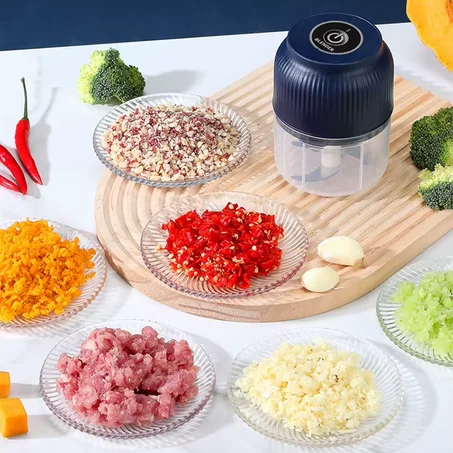 مفرمة الثوم الكهربائية_صغيرة و متعددة الوظائف