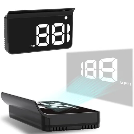 مع جهاز GPS HUD  سرعتك قدّامك... وتركيزك على الطريق.جهاز
