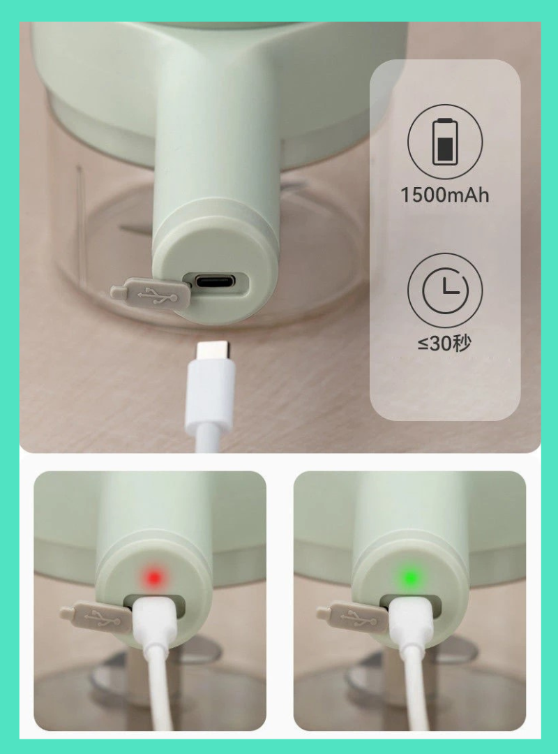 Hachoir Électrique Sans Fil Portable Multifonction – Marketfaik