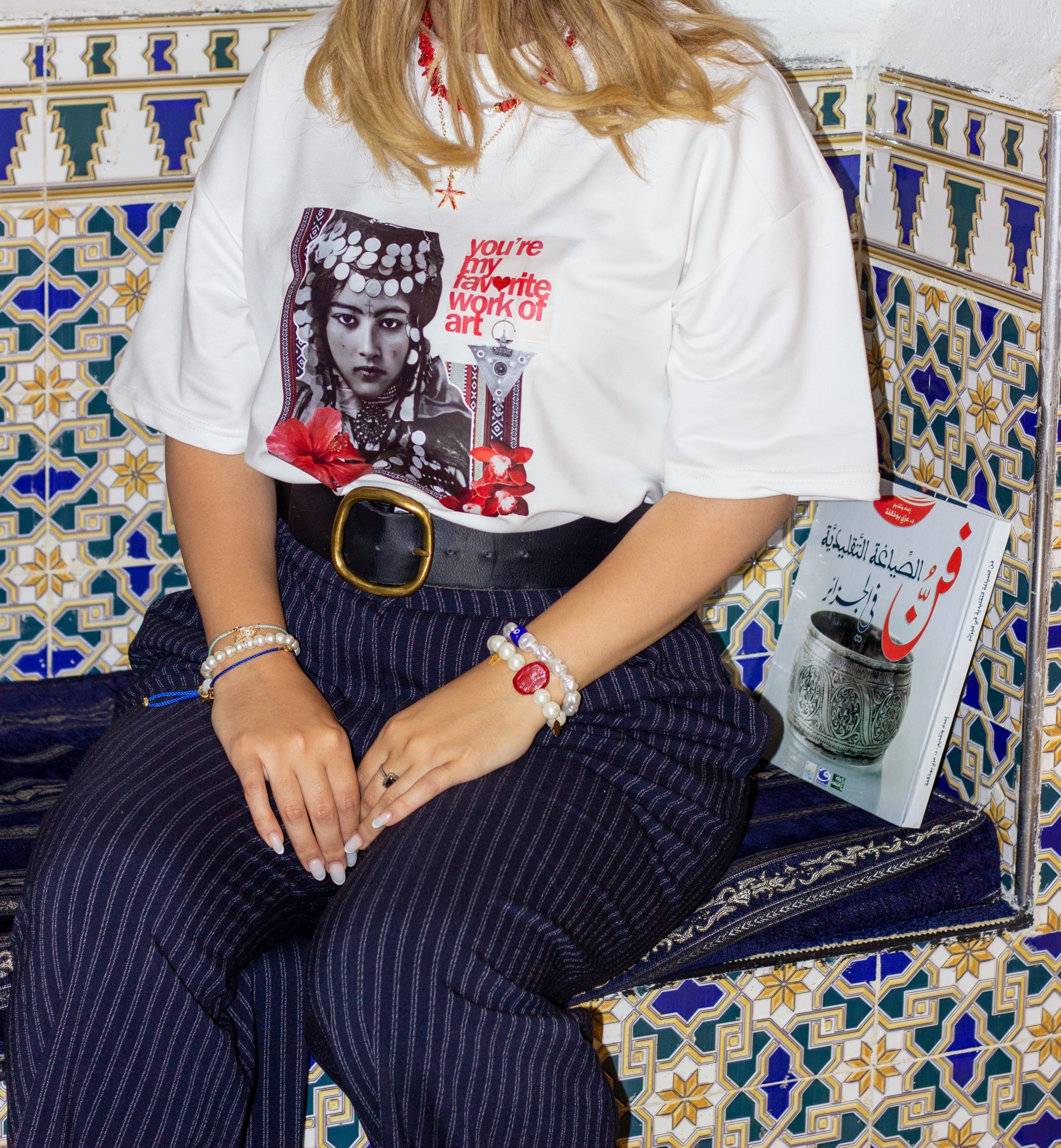 T shirt Nailia ( the algerian naili lady )