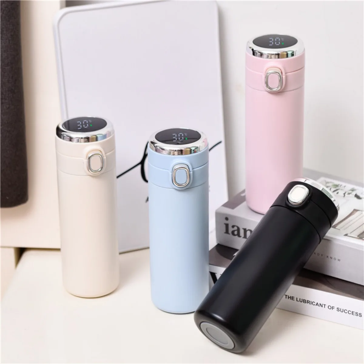 Thermos avec température LED