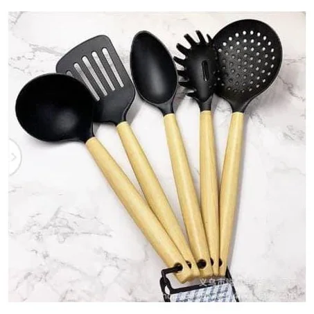 Ensemble de 5 cuillères antiadhésives