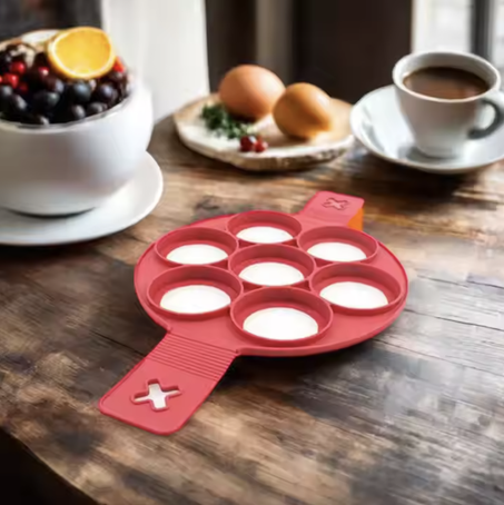 قالب البيض والفطائر غير اللاصق القابل