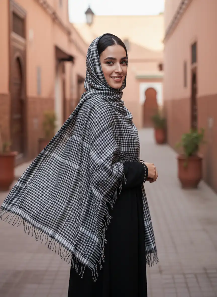 كوفية فلسطينية أصلية – رمز الحرية والتضامن