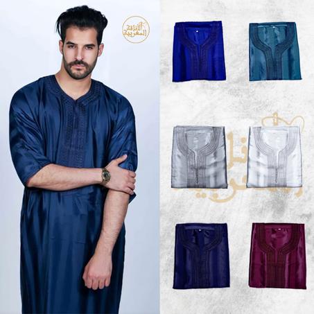 🕌 كندورة مغربية بتوب جوهرة – أصالة وأناقة في رمضان 2025 👘